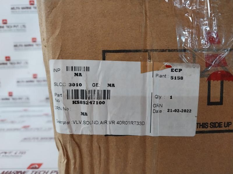 Kromschroder Vr 40R01Rt33D Air Solenoid Valve 220/240V 67/75W Ip54 R1 1/2
