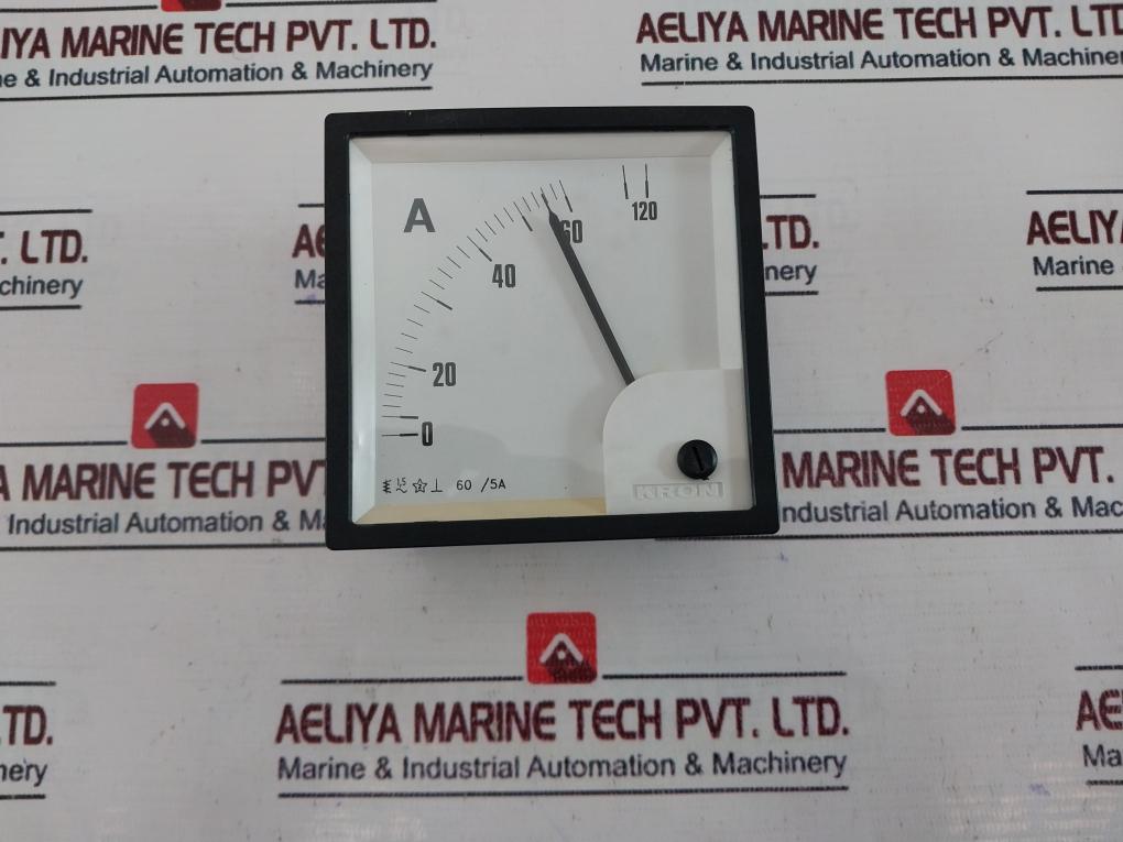 Kron 60/5A Ammeter Fm96Pc 0-60/120A