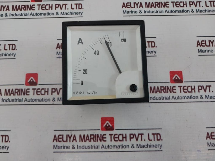 Kron 60/5A Ammeter Fm96Pc 0-60/120A