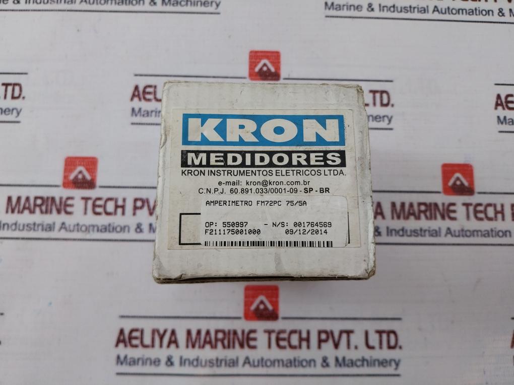 Kron Fm72Pc Ammeter 0–75A