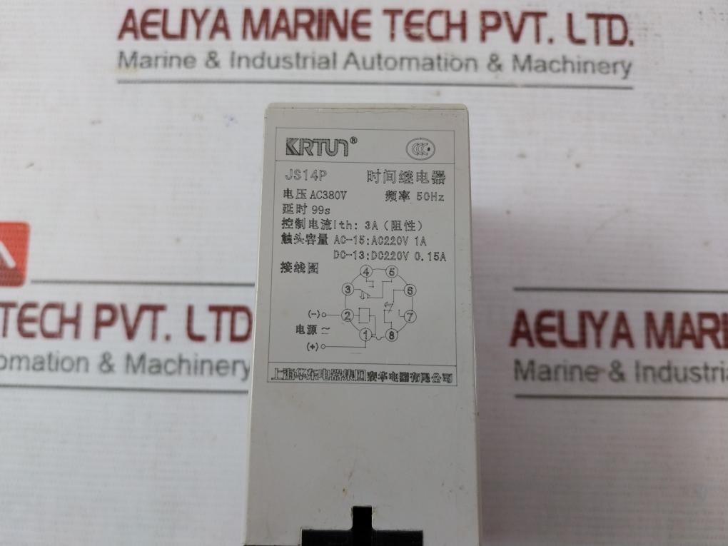 Krtun Js14P Time Relay Ac380V 50Hz 3A Resistive