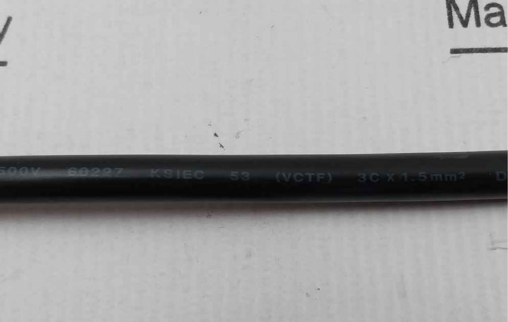 Ks C Iec 60227-5 Sensor Cable Iec 300/500V 1.5 Meter