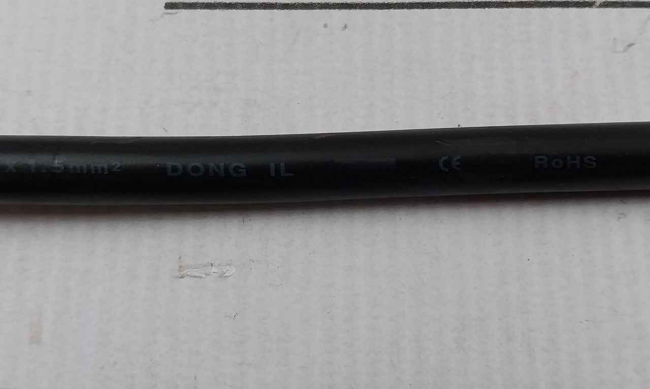 Ks C Iec 60227-5 Sensor Cable Iec 300/500V 1.5 Meter