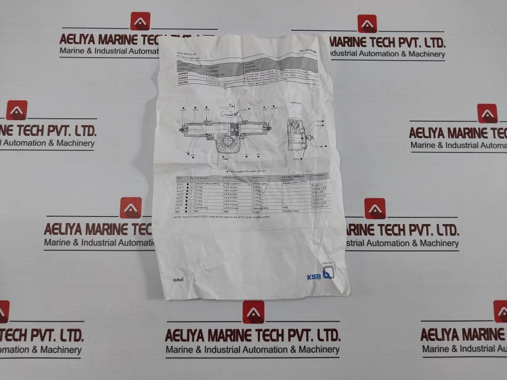 Ksb 42385858 O-ring Spare Parts Kit