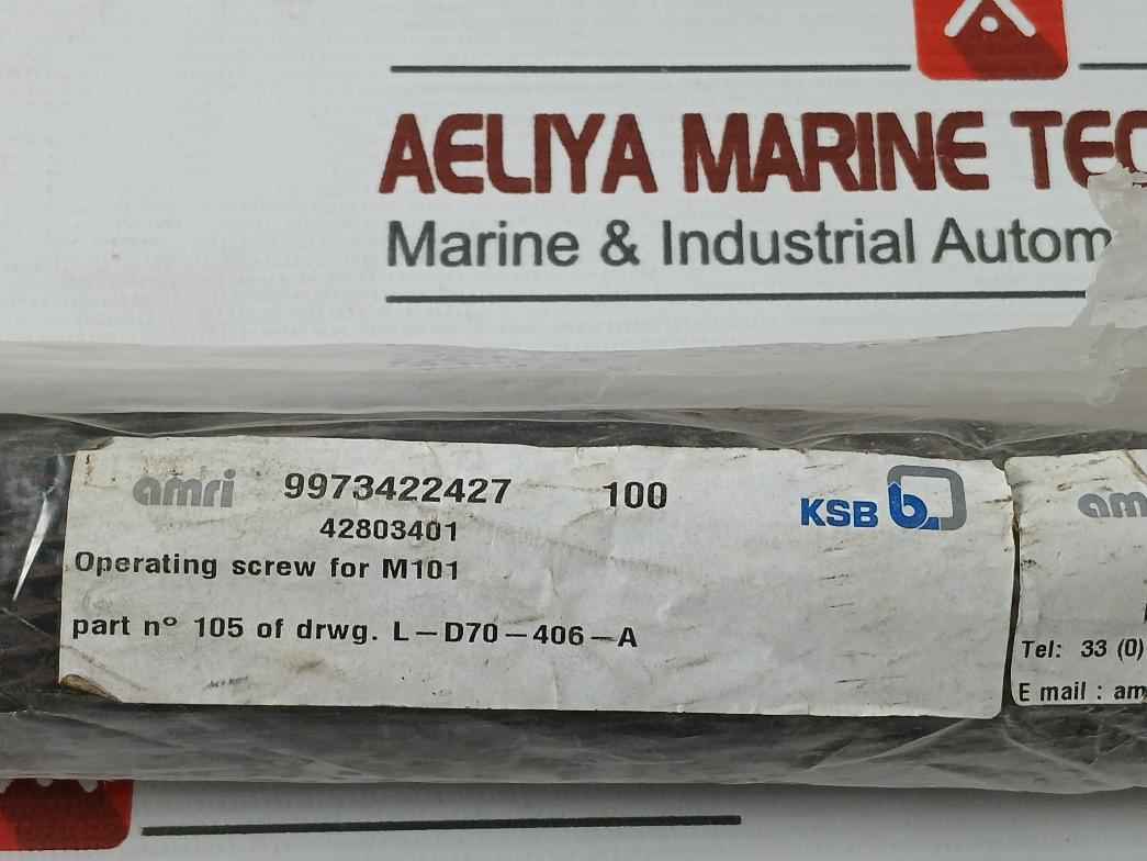 Ksb 9973422427 Operating Screw L-d70-406-a