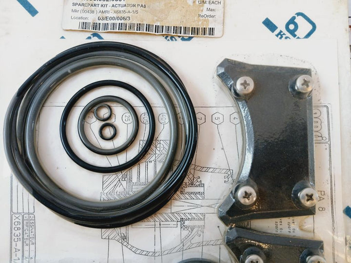 Ksb Amri X6835-a-1/5 Sparepart Kit-actuator Pa8