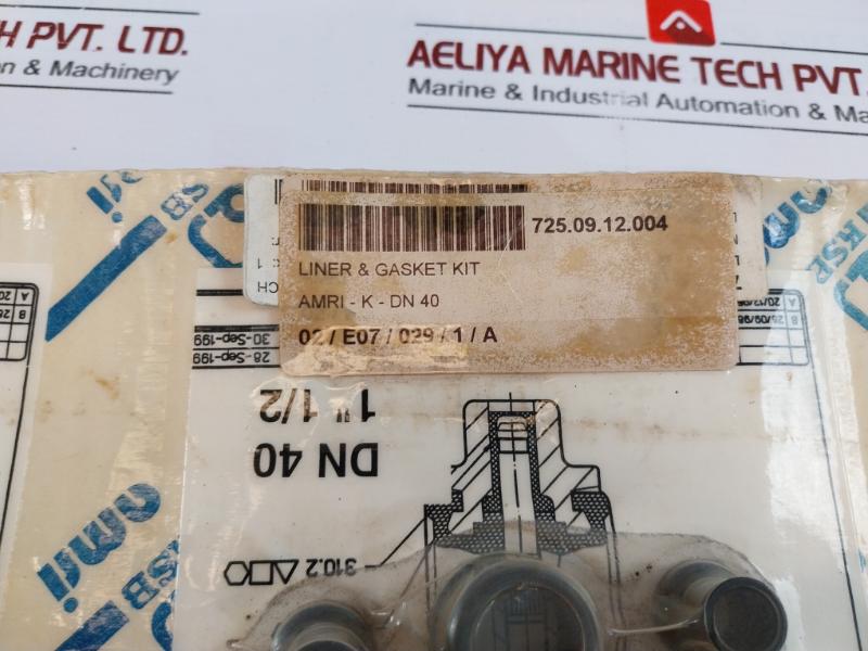 Ksb Ft-a7-023-b Liner And Gasket Kit For Butterfly Valve Amri Dn 40 Isoria 20