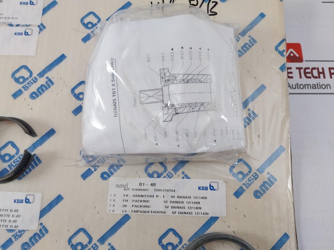 Ksb 42099987 Shaft Sealing Kit Danais O-ring 62,87 X 5,33.