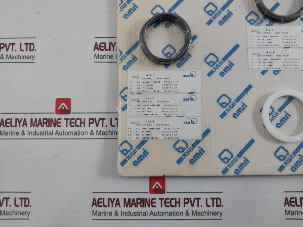 Ksb 42099987 Shaft Sealing Kit Sf Danais 12/14In Seal Ring 3/16 Int. 54