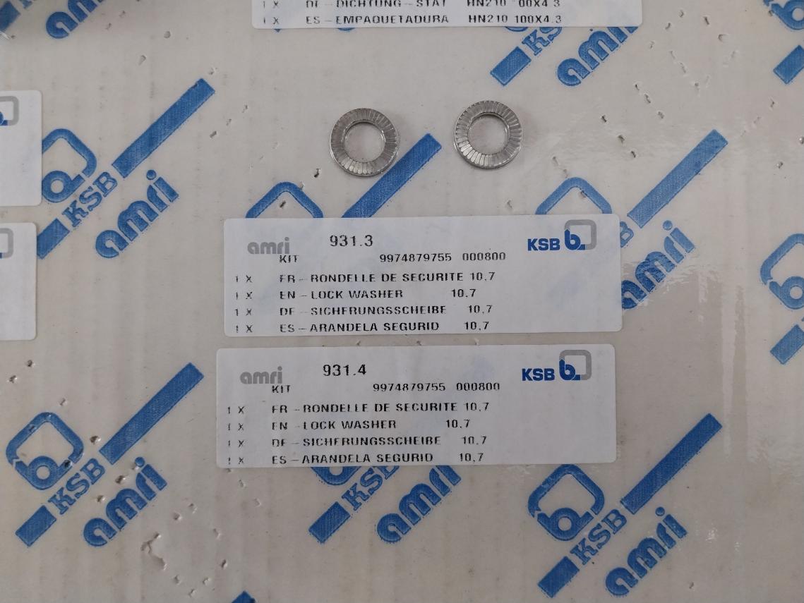 Ksb 42380123 Bearing Kit Danais Tbt Ii Flanged 12" 10.7Mm