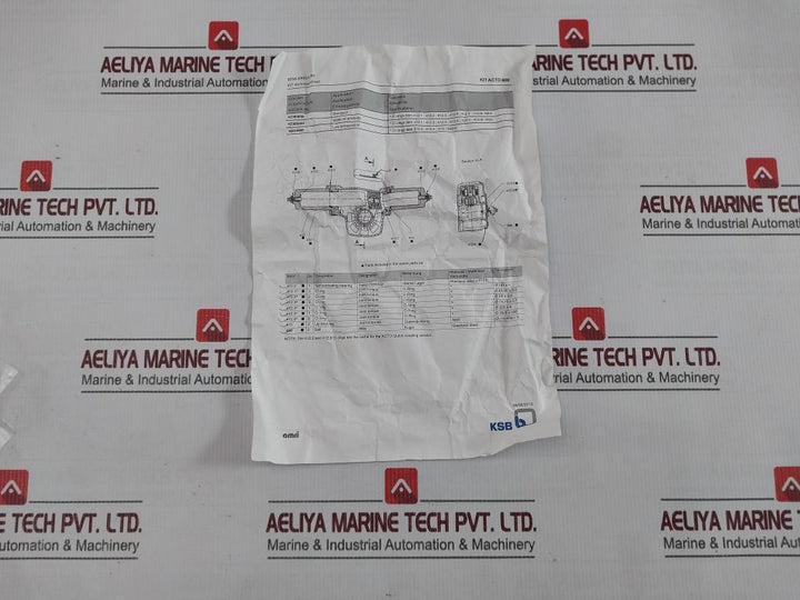 Ksb 42385858 Spare Parts Kit Nbr 80 9974900765