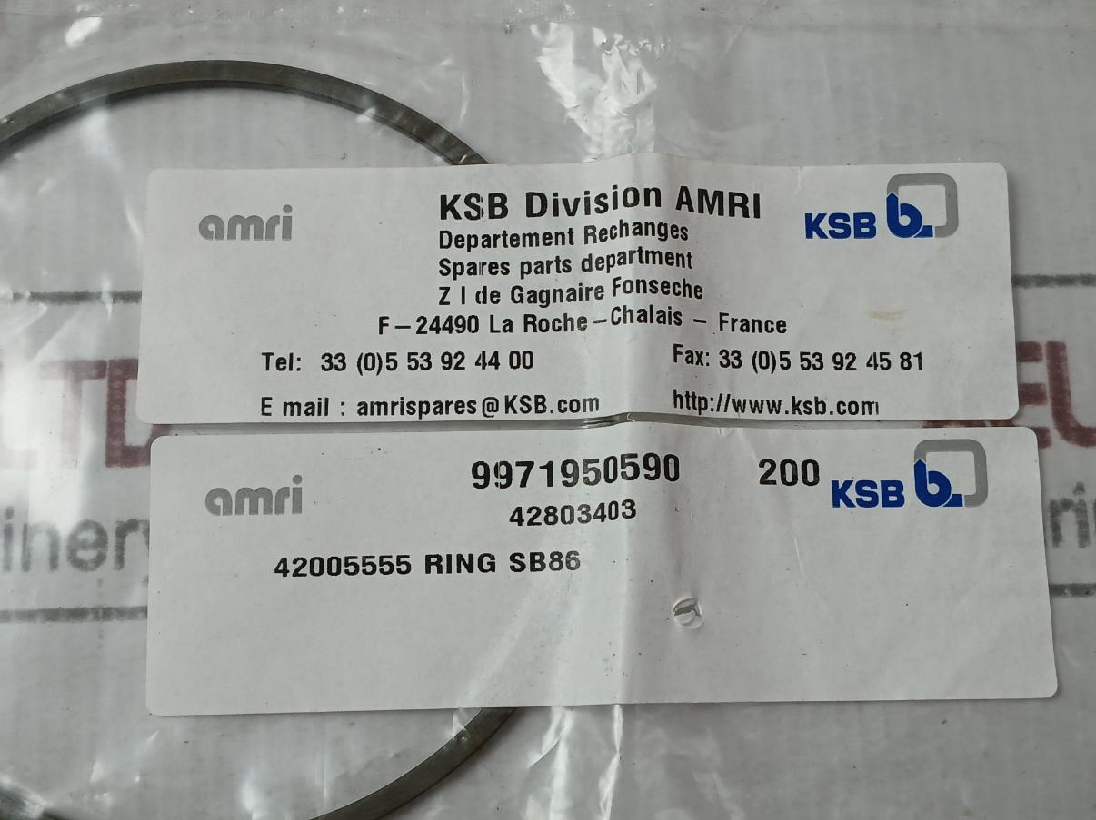 Ksb 9971950590 Piston Ring