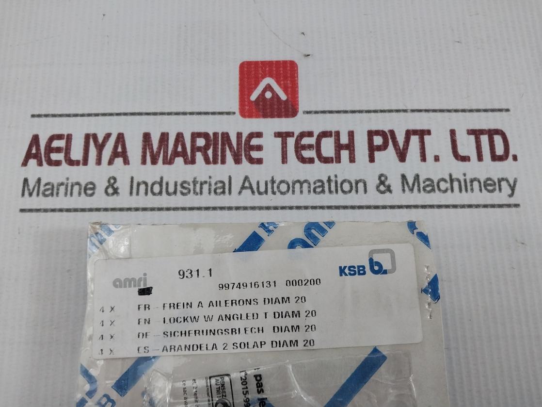 Ksb 9974916131 Lock Washer Set