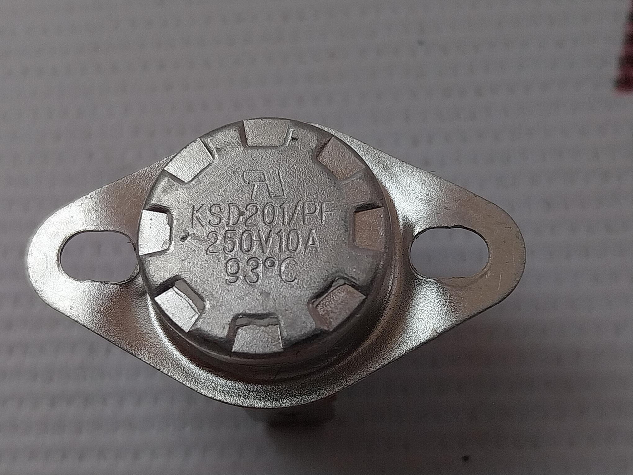 Ksd201/pf Temperature Control Switch 250v 10a