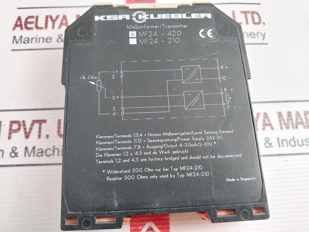 Ksr Kuebler Mf24-420 Relay 24V