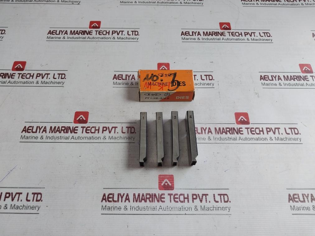 Ksu Pt 1B-2B Pipe Threading Machine Dies Set 694-255.003 T-190 1-2B