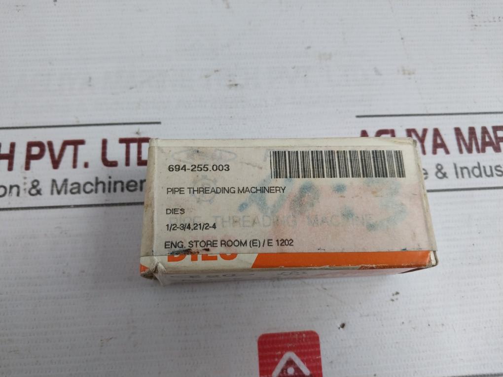 Ksu Pt 1B-2B Pipe Threading Machine Dies Set 694-255.003 T-190 1-2B
