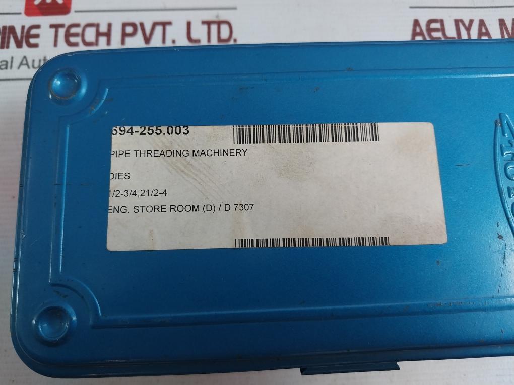 Ksu Pt 1B-2B Pipe Threading Machine Dies Set 694-255.003 T-190 1-2B