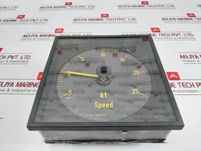 Kt -5 To 25 Speed Panel Knot Meter Airspeed Indicator 6.25Ma 8V