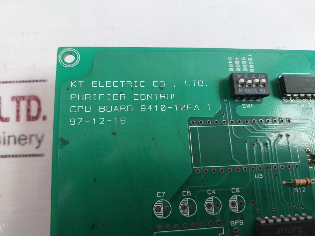 Kt Electric 9410-10Fa-1 Purifier Control Cpu Board