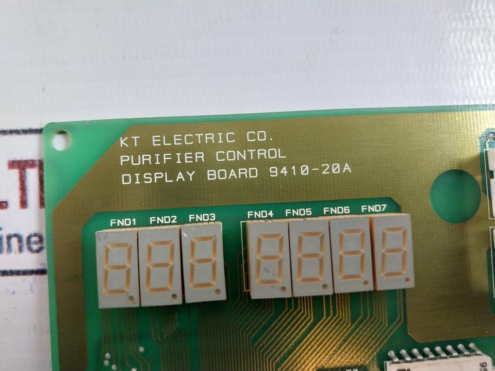 Kt Electric 9410-20A Purifier Control