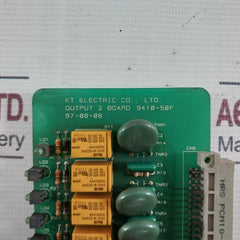 Kt Electric 9410-50F Output 2 Circuit Board 97-08-08