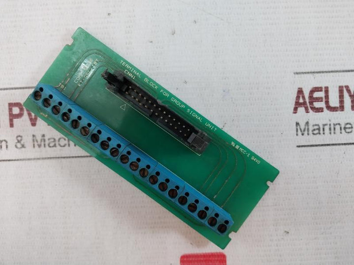 Kt Electric Kt-gsl-18T Terminal Block For Group Signal Unit Mcc-1 94V0