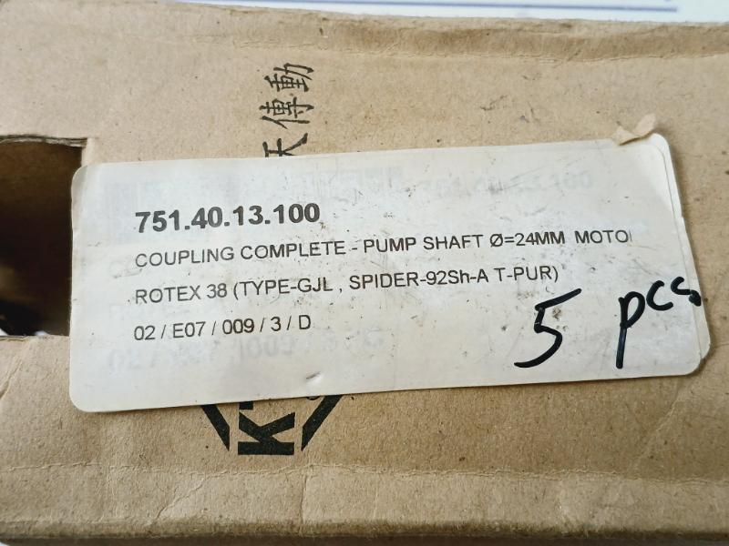 Ktr Rotex 38 En Gjl 250 832015 Shaft Coupling W/ Key Size 92 Sha “T-pur”