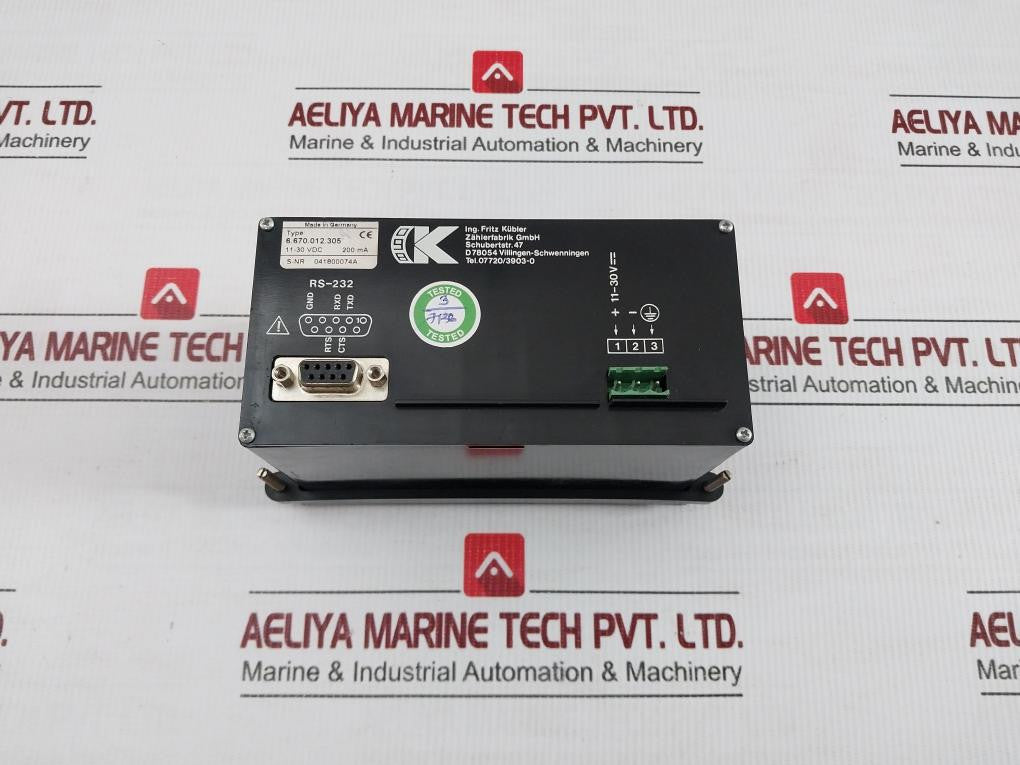 Kubler-Process-Display-Controller-Module-6-670-012-305-11-30vdc-200ma-2