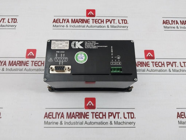 Kubler-Process-Display-Controller-Module-6-670-012-305-11-30vdc-200ma-2