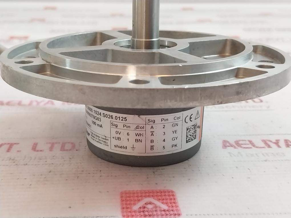 Kubler 8.5000.0000.1024.S026.0125 Incremental Encoder 8-30Vdc 100Ma