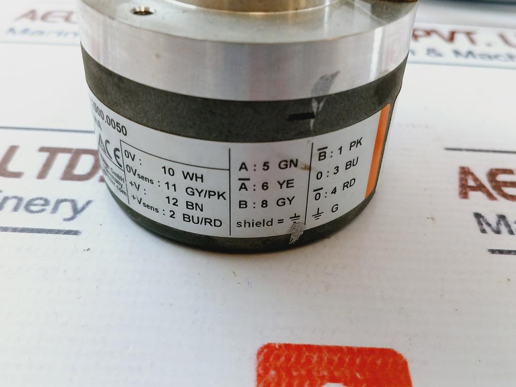 Kubler 8.5020.834A.2500.0050 Encoders Incremental With Do Zl60184, 4 Meter Cable