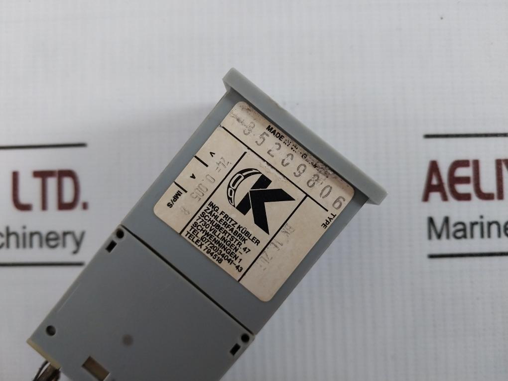 Kübler Bk 16.207 Driver Transducer 35209806 24V 0.005A