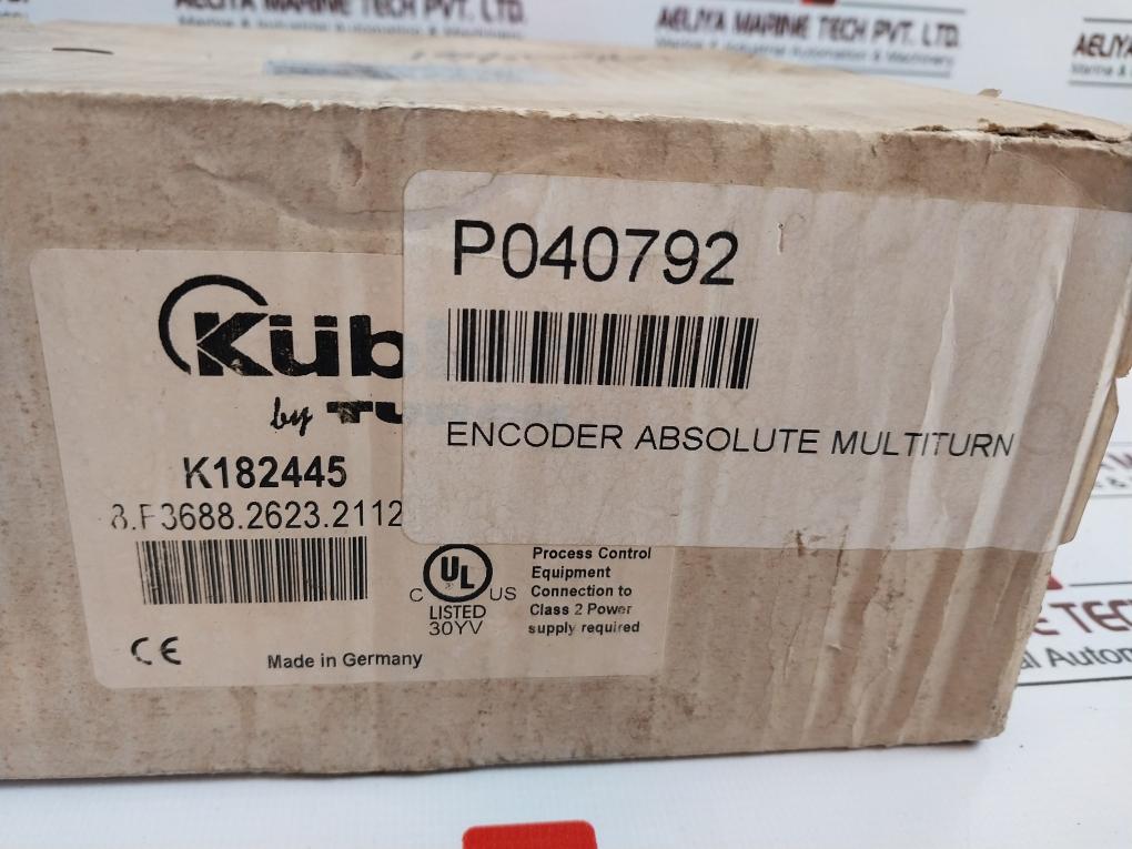 Kubler T8.F3688.2623.2112 Encoder Absolute Multiturn W/ 5 Meter