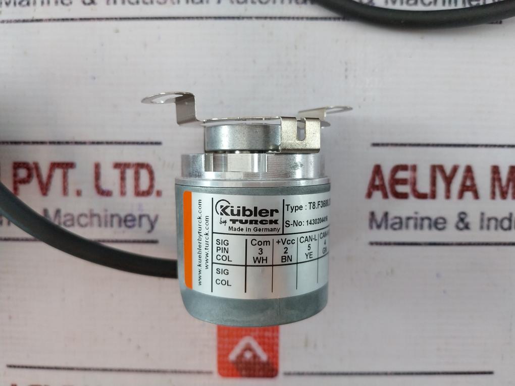 Kubler Turck T8.F3688.2623.2112 Absolute Multiturn Encoder