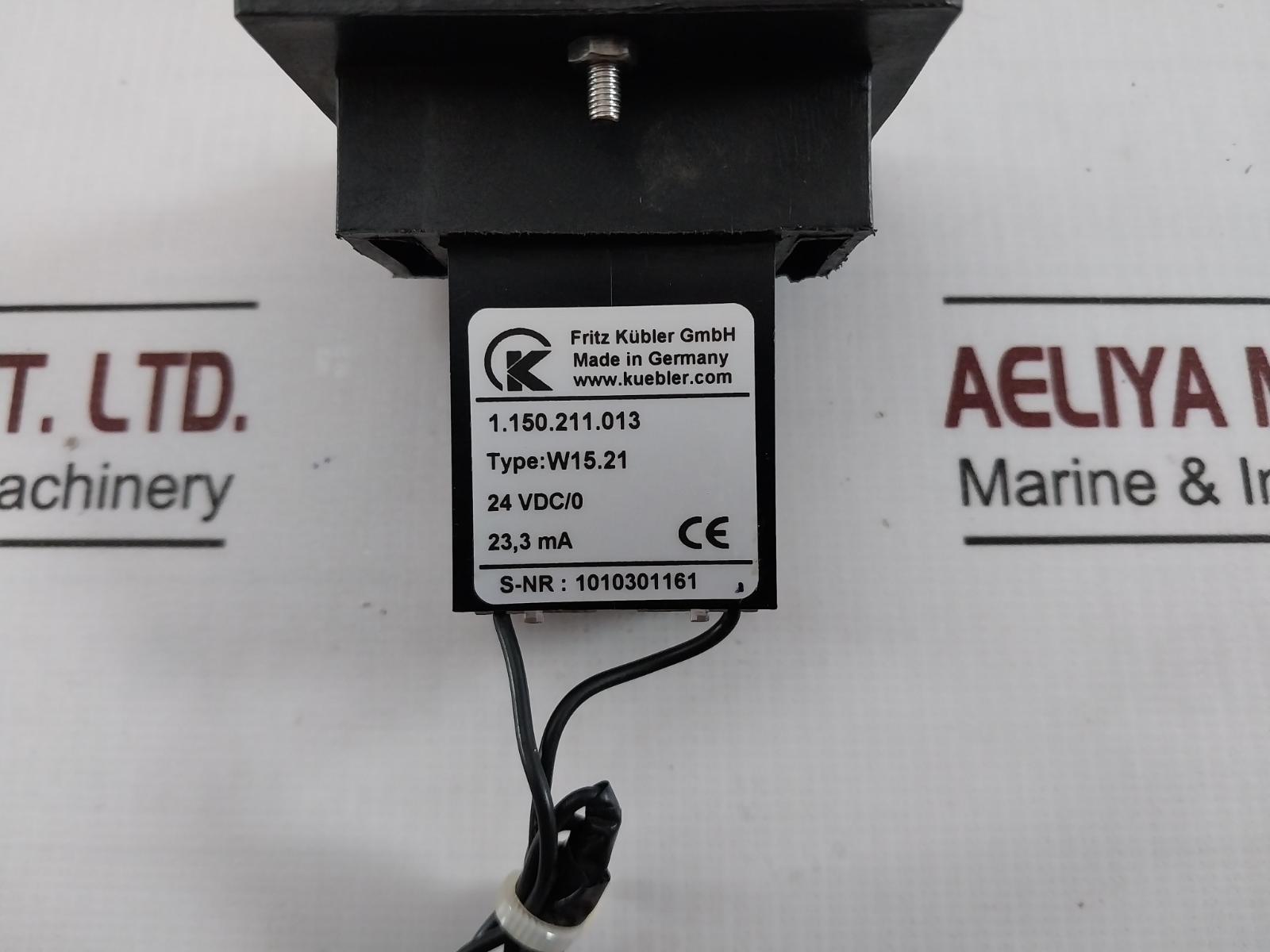 Kubler W15.21 Pulse Digital Counter 1.150.211.013 24Vdc 23.3Ma