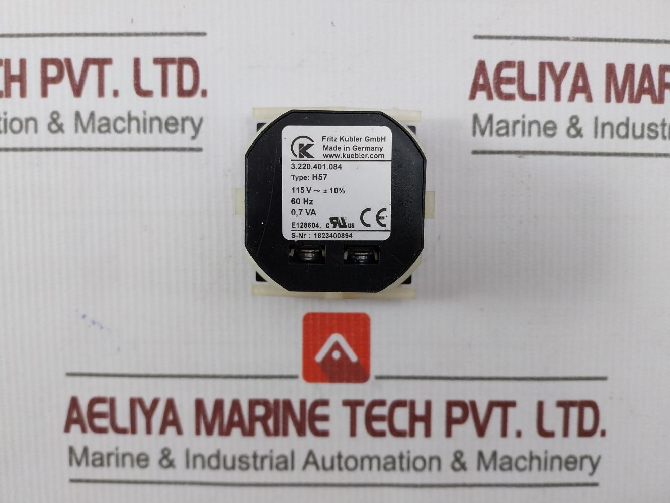 Kubler 3.220.401.084 Hour Meter 115V Ac 0.7 Va 60Hz