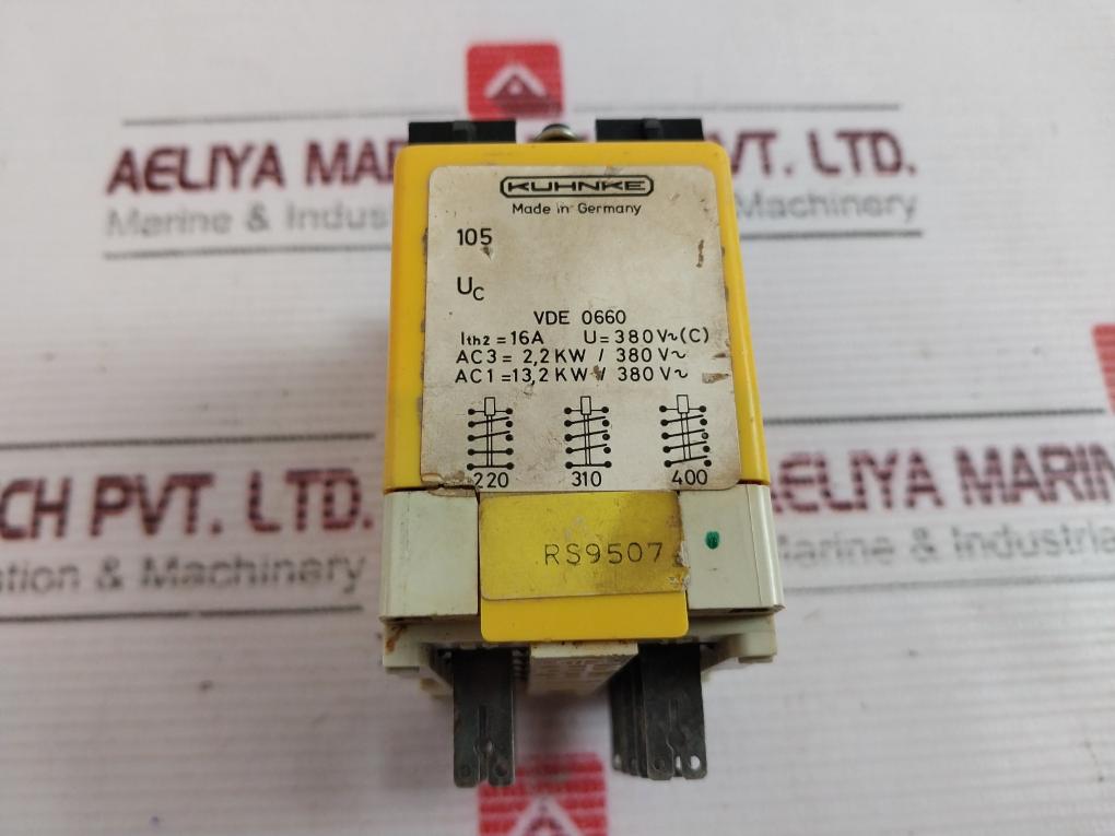 Kuhnke 105 Relay 380V