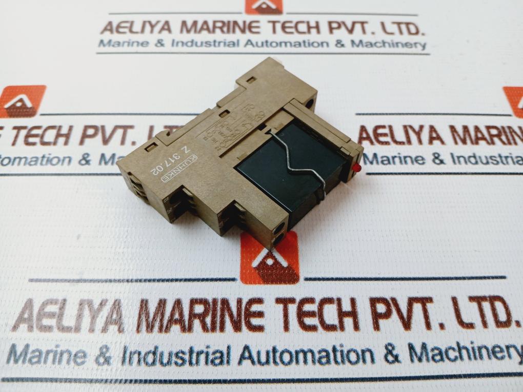 Kuhnke I07G2-24Vdce Relay W/ Z 317.02 Socket 24Vdc