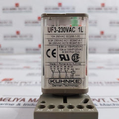 Kuhnke Uf3-230Vac 1L Relay With Socket