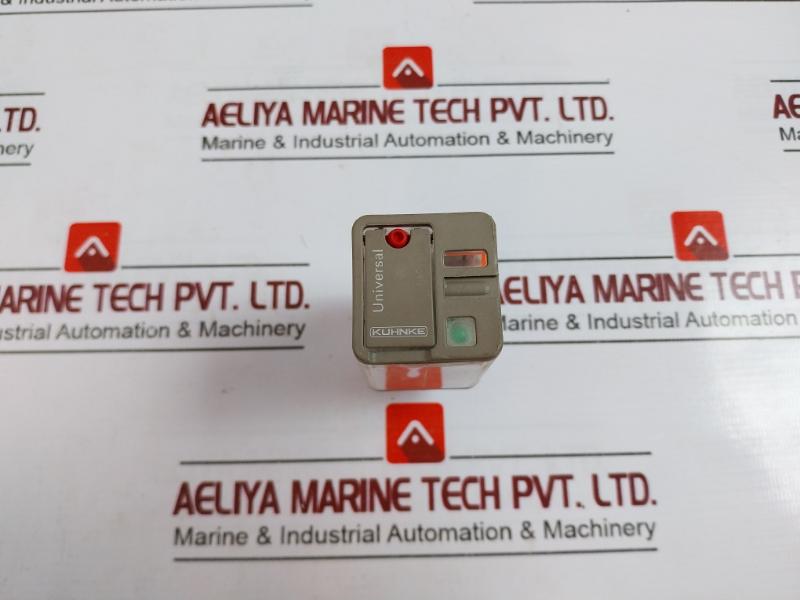 Kuhnke Uf3-230vac 1l Relay With Socket 10a 250vac 8.3a 230vac Ac1 Pilot Duty