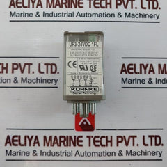 Kuhnke Uf3-24vdc 1fl Universal Relay W/ Socket Z396 10a 250-300vac