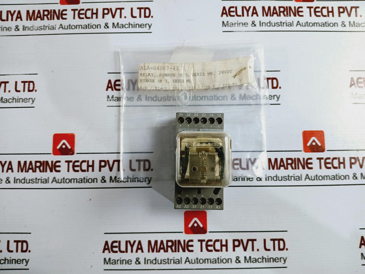 Kuhnke UF3 24VDC Universal Relay Z396 ALA-04067-42