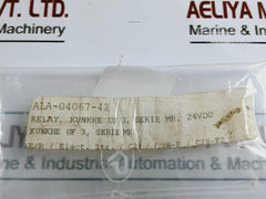 Kuhnke UF3 24VDC Universal Relay Z396 ALA-04067-42