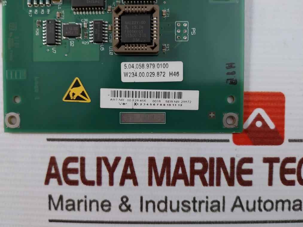 Kuka 00-128-456 Interface Pcb Card 5.04.058.979/0100 Rev: 02 94V0 V1.00