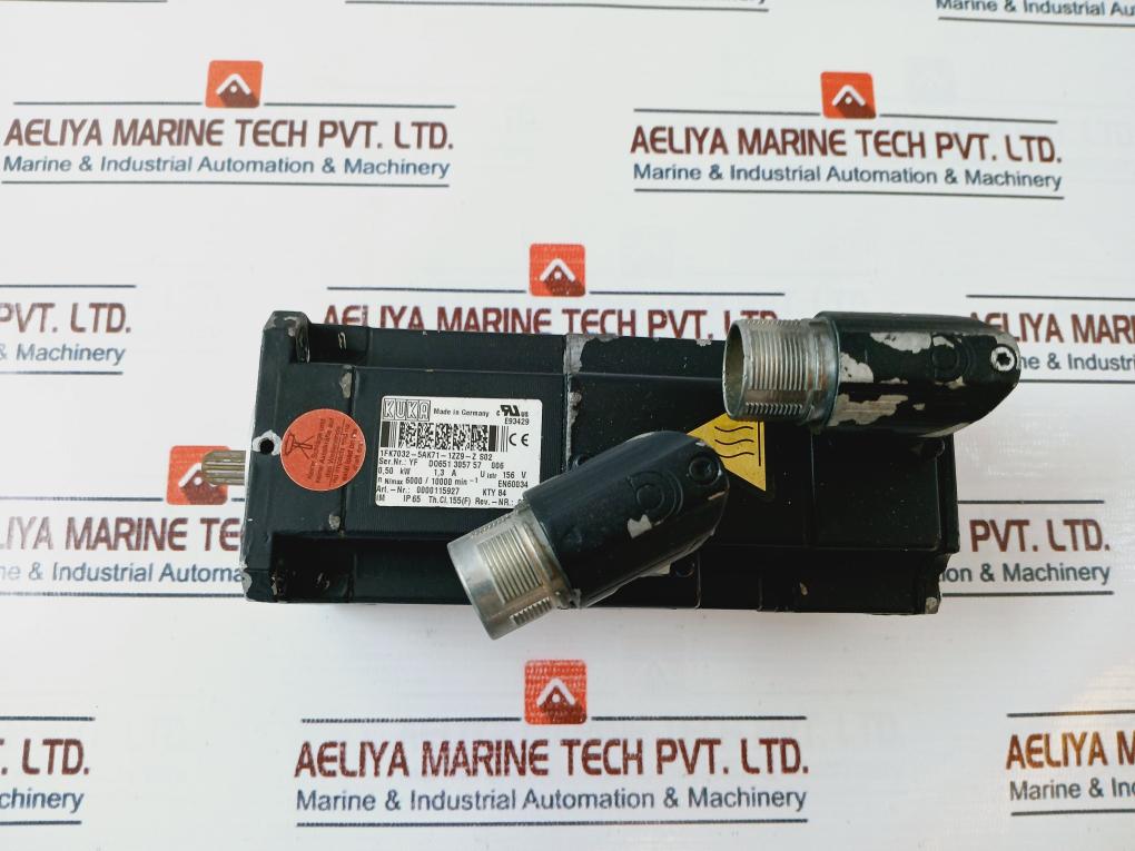 Kuka 1Fk7032-5Ak71-1Zz9-z S02 Servo Motor 0,50Kw 1,3A