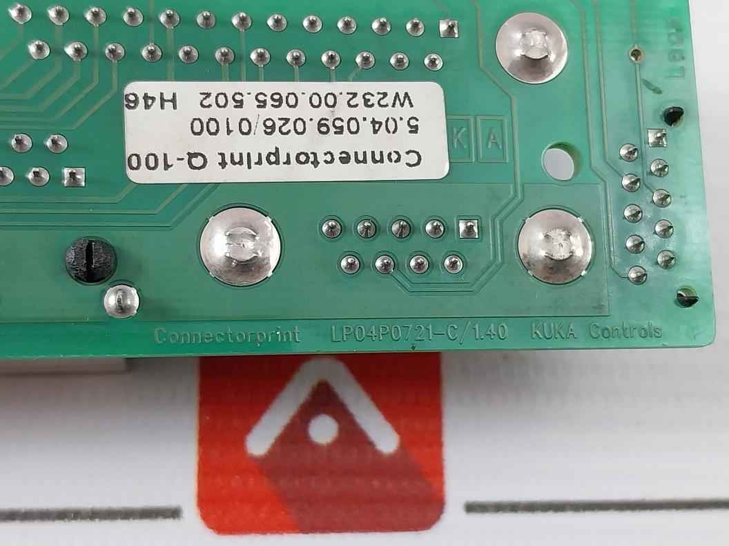 Kuka 5.04.059.026/0100 Robot Controller Component Pcb Rev.01 94V0 E99006