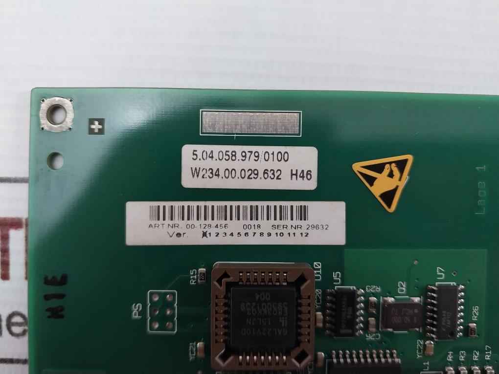 Kuka 5.40 553.779-00 Interface Pcb Card 00-128-456 Rev: 02 V1.00
