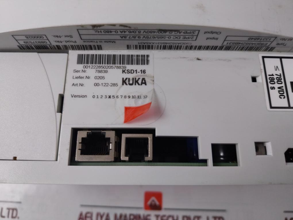 Kuka E93Da552I4B531 Servo Drive Controller Ksd1-16