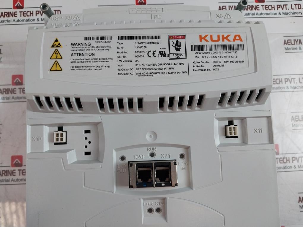 Kuka Ecmap1D3704Be531 Frequency Inverter